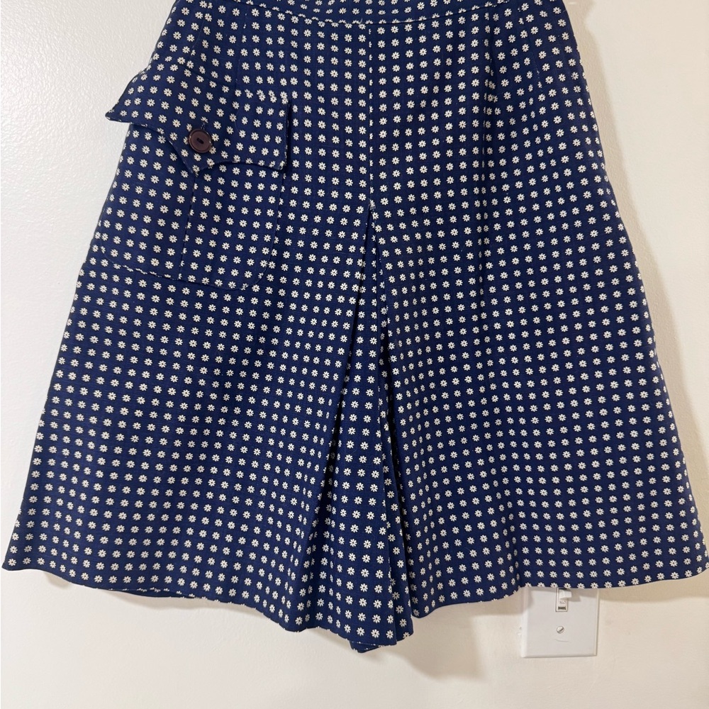 Summit of Boston Navy and White Floral Skirt